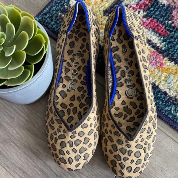 COPY - Rothys spotted leopard print round toe size 9 flat woman’s shoes - Picture 12 of 12